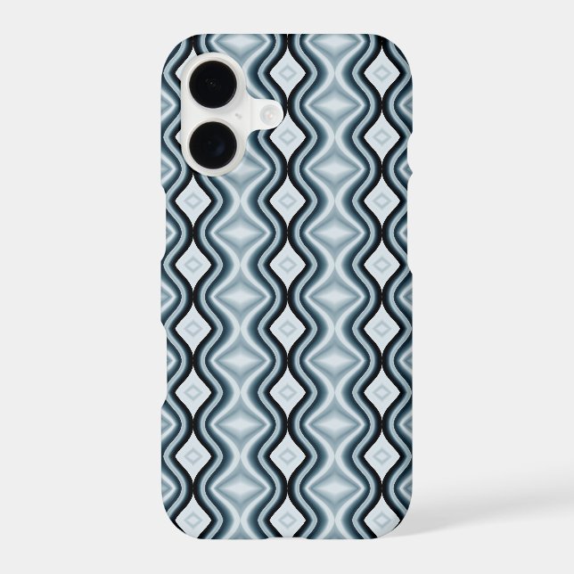 Elegant Blue Pattern (Back)