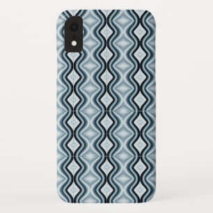 Elegant Blue Pattern iPhone XR Case