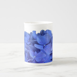 Elegant Blue periwinkle floral hydrangeas  Bone China Mug