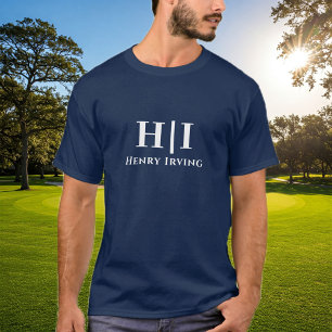 Elegant Blue Polo and Golf T-Shirt for Men