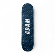 elegant blue Skateboard