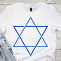 Elegant Blue Star of David