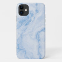 Elegant Blue Stone Marble Pattern