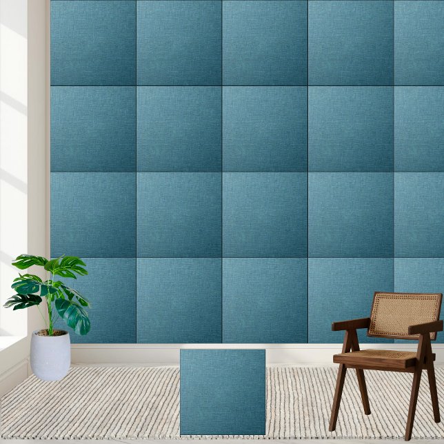 Elegant Blue Textured - Stylish Home & Kitchen Ceramic Tile (Elegant Blue Textured - Stylish Home & Kitchen Ceramic Tile)