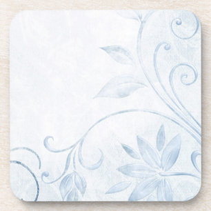 Elegant Blue Vintage Coaster