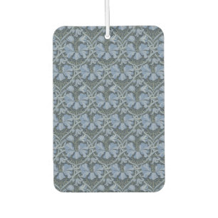 Elegant Blue Watercolor Floral Pattern Invitation Car Air Freshener