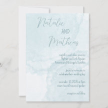 Elegant Blue Watercolor