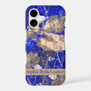 Elegant blue white grey granite marble pattern