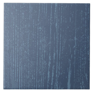 Elegant Blue Wood Grain Ceramic Tile
