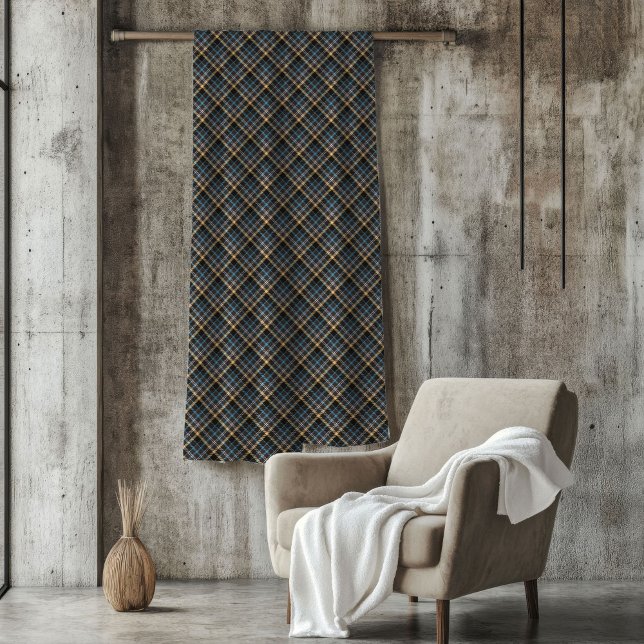 Elegant Blue Yellow Blanket for Men's Gift (Elegant Blue Yellow Blanket for Men's Gift)