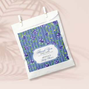 Elegant Blueberries Berry Sweet Baby Shower Favour Bag