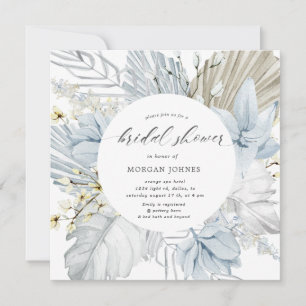 elegant blush bohemian floral Bridal Shower 