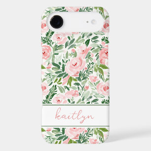 Elegant Blush Floral Watercolor Personalised