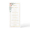 Elegant Blush Floral | Wedding Dinner Menu