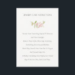 Elegant Blush Green Berries Foliage Jewellery Care Business Card<br><div class="desc">For any further customisation or any other matching items,  please feel free to contact me at yellowfebstudio@gmail.com</div>