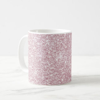 Elegant blush pink abstract trendy girly glitter coffee mug