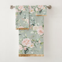 Elegant Blush Pink Eucalyptus Sage Green Gold