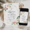 Elegant Blush Pink Floral Baptism & Christening