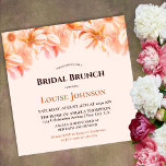 Elegant Blush Pink Floral Bridal Brunch Invitation<br><div class="desc">Elegant blush pink floral bridal brunch invitation.</div>