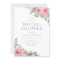Elegant Blush Pink Floral Bridal Shower Invitation