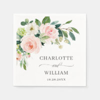 Elegant Blush Pink Flowers Floral Wedding