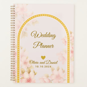 Elegant Blush Pink Flowers Organiser Wedding