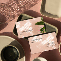 Elegant Blush Pink Minimalist Beauty Salon Stylist