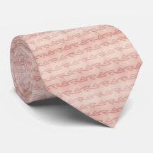 Elegant Blush Pink Motif Striped