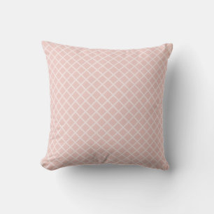 Elegant Blush Pink Template Modern Design Square Cushion