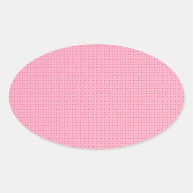 Elegant Blush Pink Trendy Custom Blank Template Oval Sticker (Front)