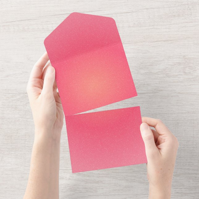 Elegant Blush Wedding Invitation (Tearaway)