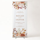 Elegant Boho Autumn Floral Wedding Welcome