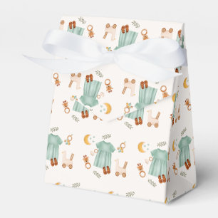 Elegant Boho Baby Girl Clothes Baby Shower Favour Box