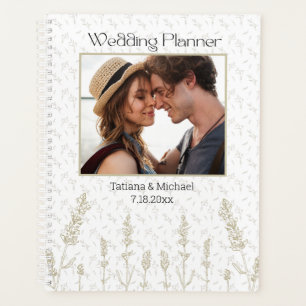 elegant boho chic floral couple photo wedding  planner