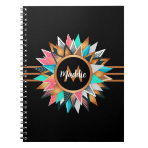 Elegant Boho Chic Personalised Notebook
