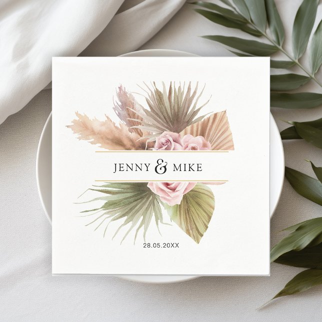 Elegant, Boho earth tones Napkin (Creator Uploaded)