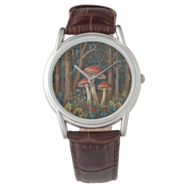 Elegant boho mushroom woodland  forest watch (Front)