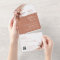 Elegant Boho Terracotta Pampas QR Code Wedding