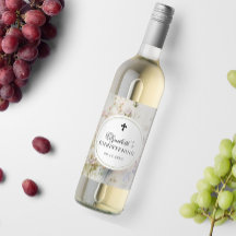 Elegant Boho Watercolor Wildflowers Christening