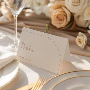 Elegant Boho Wedding Digital Guest Place Card