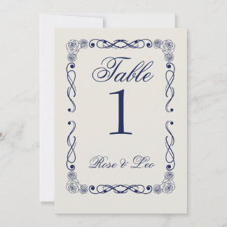 Elegant Boho Wedding Table Number | Old Money 