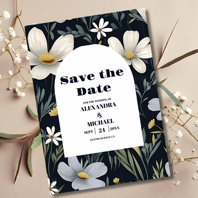 Elegant Boho Wildflower Wedding Save The Date (Creator Uploaded)