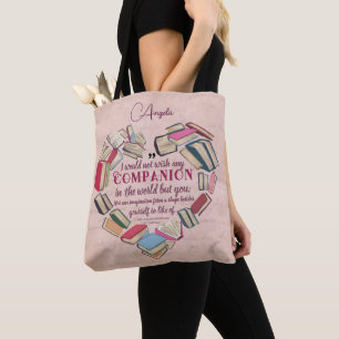 Elegant Book Lover Anniversary Shakespeare Quote  Tote Bag