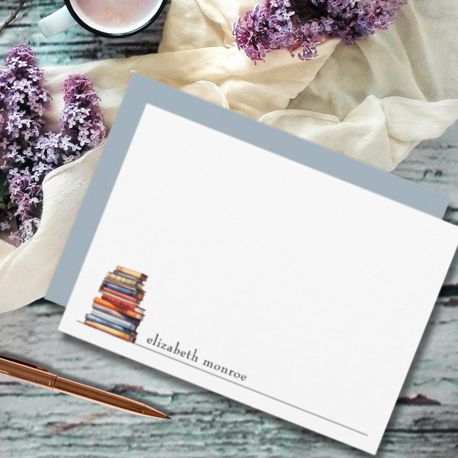 Elegant Book Lovers Personalised Card (Creator Uploaded)