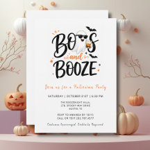 Elegant Boos & Booze Ghost Halloween Party