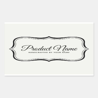 Elegant Border Product Label Template