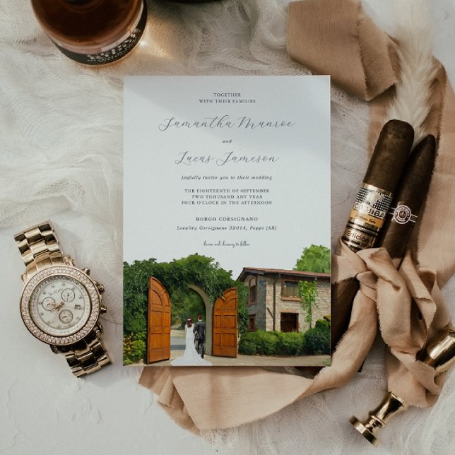 Elegant Borgo Corsignano | Wedding Invitation (Creator Uploaded)