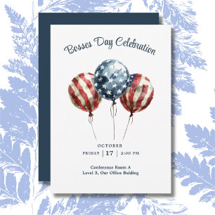 Elegant Bosses Day Party Invitation