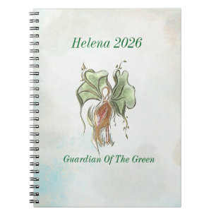 Elegant Botanical Bird Notebook