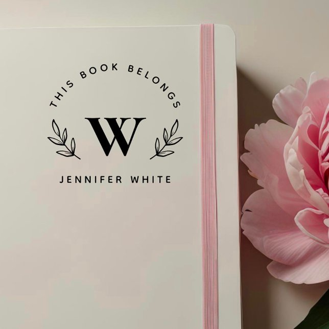 Elegant & Botanical Books "From The Library Of Rubber Stamp (Creator Uploaded)